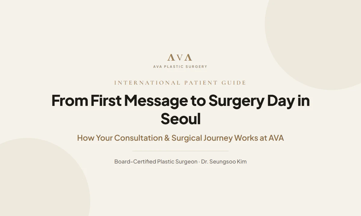 From First Message to Surgery Day — How an Overseas Consultation at AVA Actually Works
