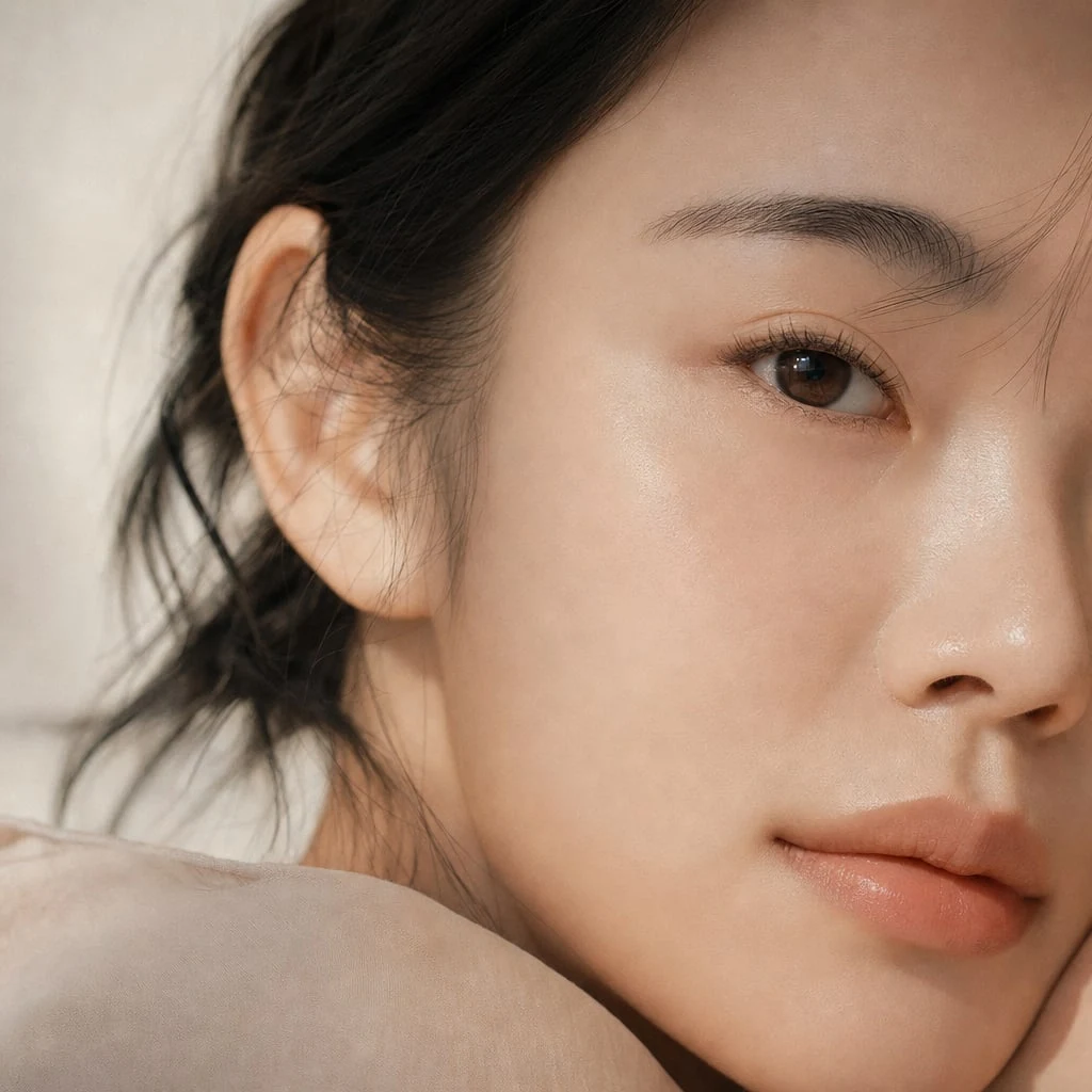 Smooth, youthful under-eye and mid-cheek transition