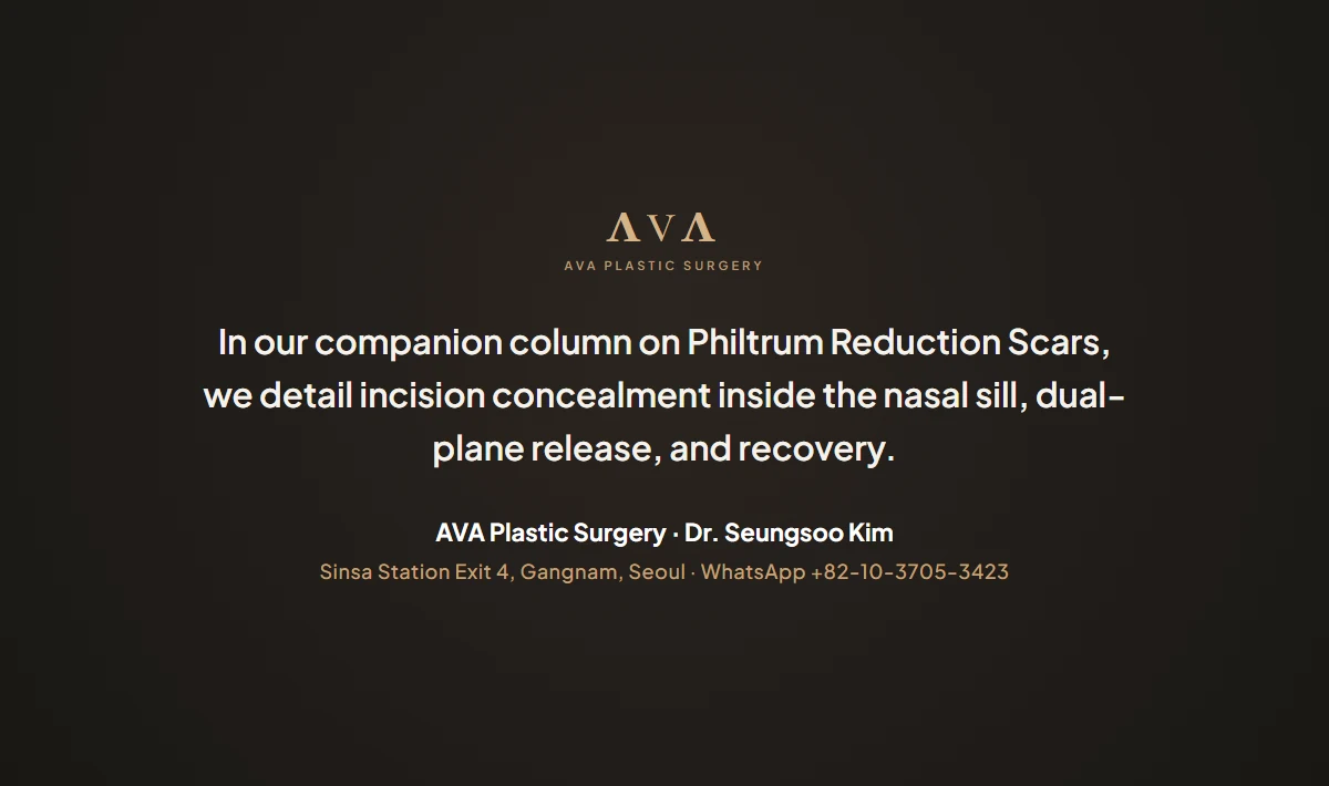 AVA Plastic Surgery Philtrum Reduction Guide